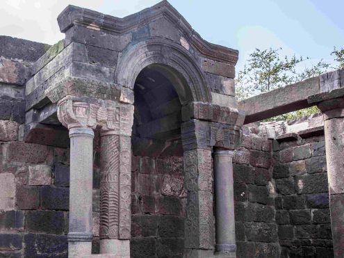 עתיקות בית הכנסת אום אל קנטיר רמת הגולן