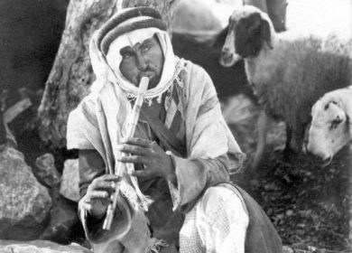 רועה ערבי מחלל (אוסף קנטרוביץ, ארכיון יד בן-צבי)