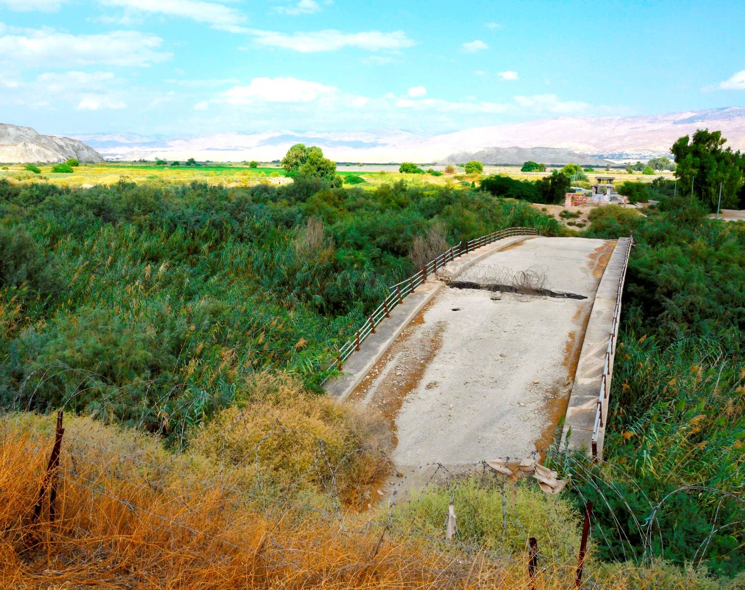 אתר גשר הישנה בבקעת הירדן (צילום: מוטי בן-ארי, יד בן־צבי)