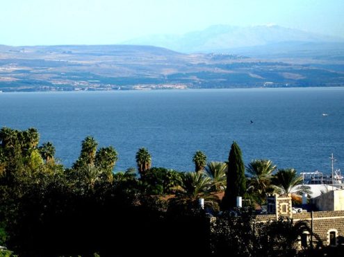 הכנרת, מבט מטבריה