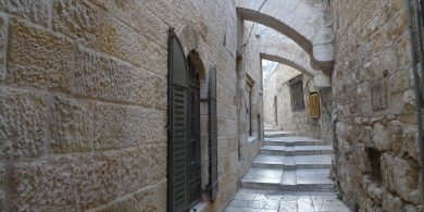 זמן סליחות ברובע. צילום מיכאל הלפרן