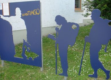 פסל ב"דרך סנטיאגו דה קמפוסטלה"