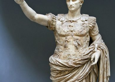 האימפריאליזם הרומי. פסל אוגוסטוס (מפרימה פורטה)