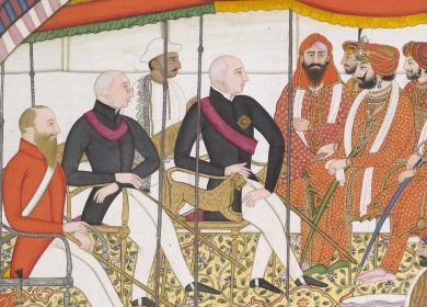 חוזה בסיום המלחמה האנגלו-סיקית 1846. המוזיאון הבריטי