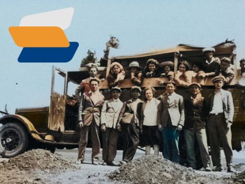 מטיילים ורכבם - אוסף קלמן חרמוני