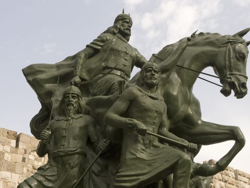 פסל צלאח א-דין בדמשק