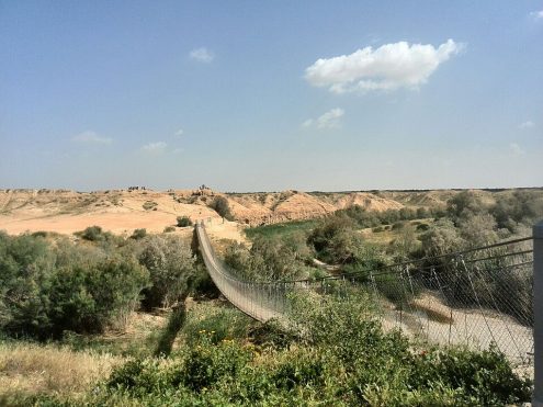 נחל הבשור גשר תלוי צילום- רונית מיארה