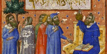 הרמב''ם עם תלמידיו