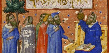 הרמב''ם עם תלמידיו